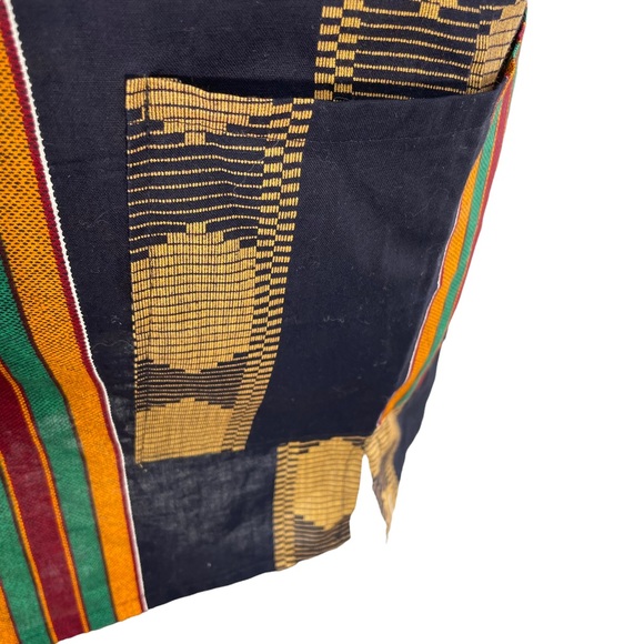 African Inspired Tunic w/ Sides Pocket with Heavy Embroidery - Picture 7 of 10